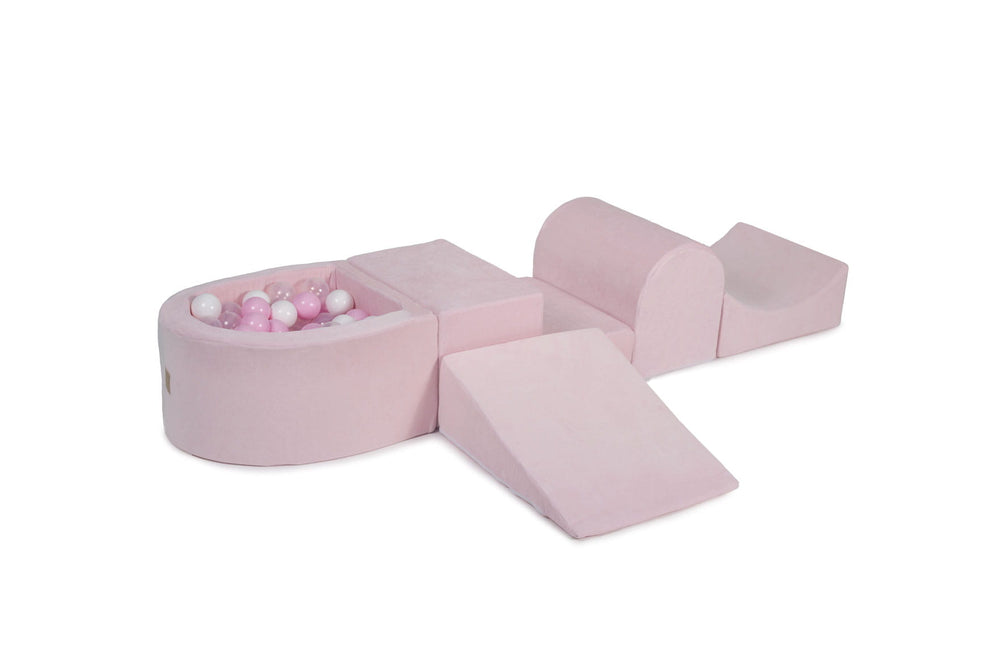 Powder Pink Playground με Μπαλοπισίνα Pink/White
