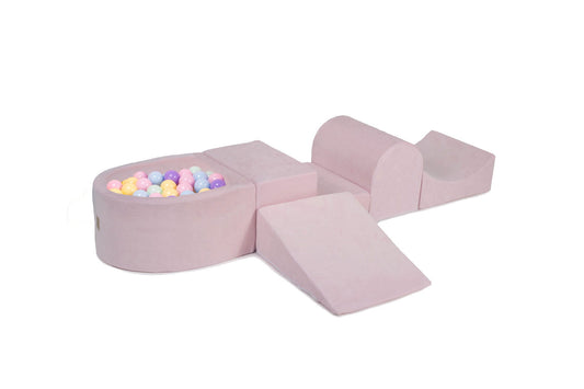 Playground Velvet με Μπαλοπισίνα Powder Pink | Pastel