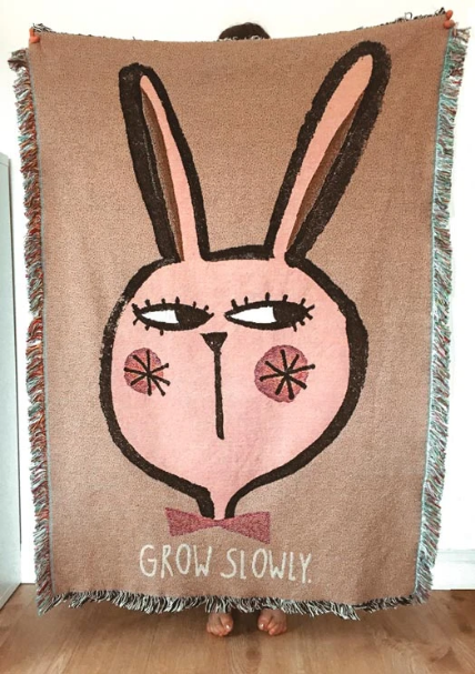 Χαλί Τοίχου "Grow Slowly"