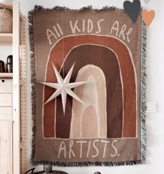 Χαλί Τοίχου "All Kids are Artists"