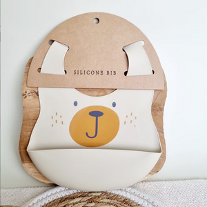 Σαλιάρα Σιλικόνης Bear