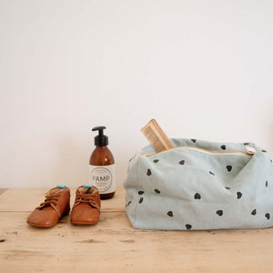 Τσαντάκι Νεσεσέρ Heart Blue Spray