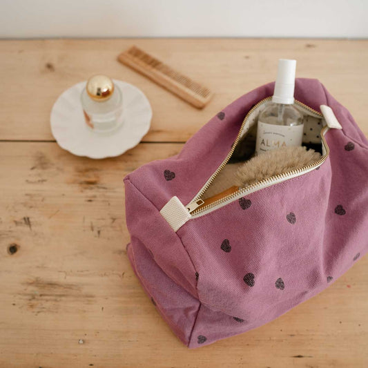 Τσαντάκι Νεσεσέρ Heart Purple