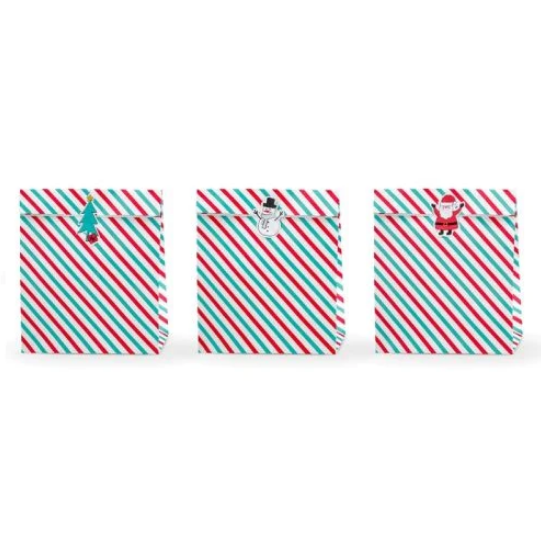 Σακουλάκια Δώρων  Xmas Stripes