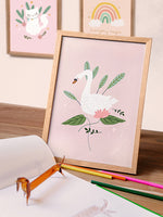 Αφίσα - Μπλόκ Ζωγραφικής Swan