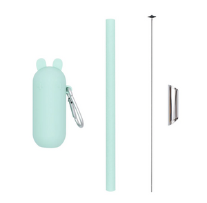 Keepie Bear & Bendie straw - Mint