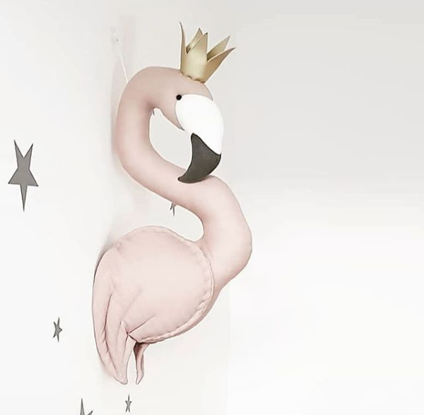 Flamingo with Crown