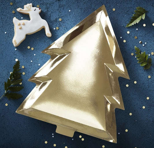 Πιάτα Φαγητού Gold Xmas