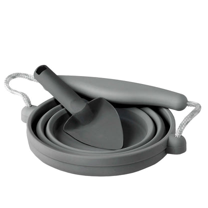 Πτυσσόμενο κουβαδάκι με φτυαράκι Anthracite Grey