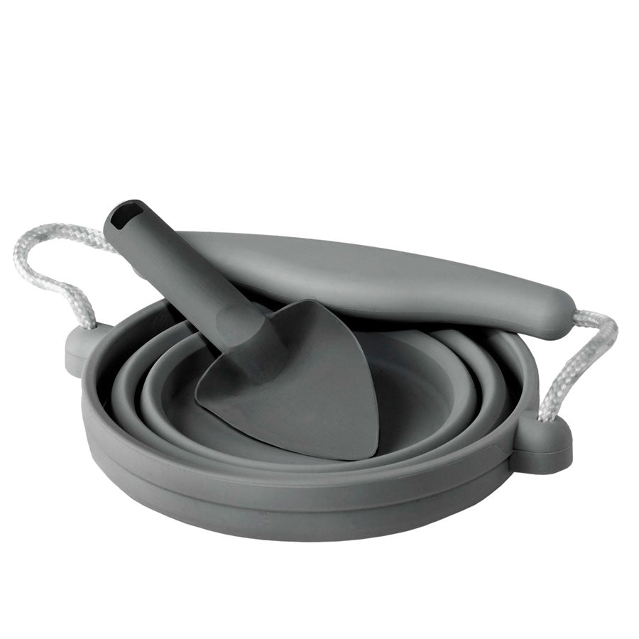 Πτυσσόμενο κουβαδάκι με φτυαράκι Anthracite Grey