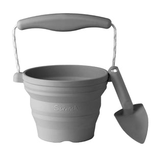 Πτυσσόμενο κουβαδάκι με φτυαράκι Anthracite Grey