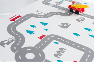 Sticky Roads Grey & Colour