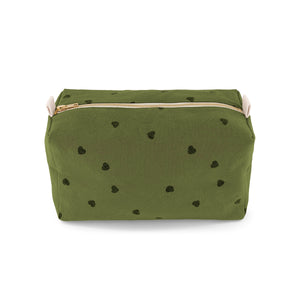 Τσαντάκι Νεσεσέρ Heart Khaki