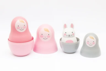 Nesting Babies "Pastel Pink"