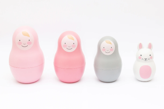 Nesting Babies "Pastel Pink"