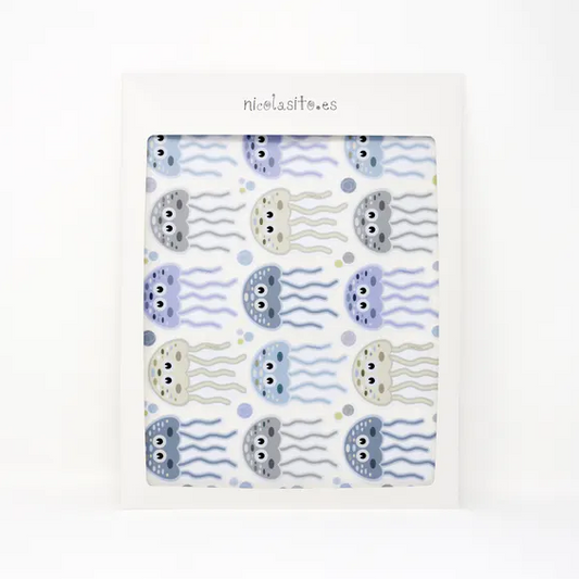 Αυτοκόλλητα Blue Jelly Fish