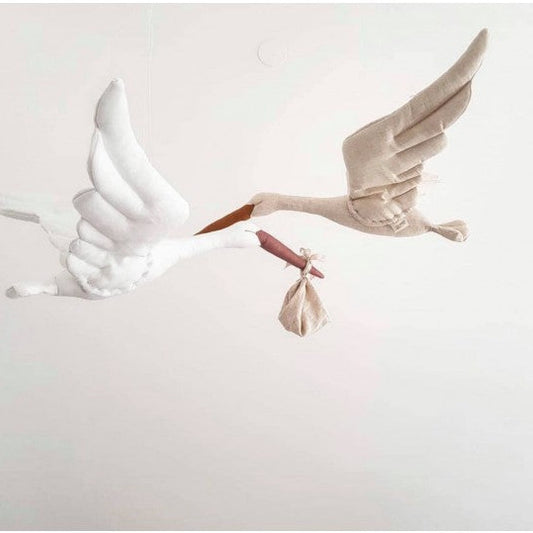 White Stork with Sack